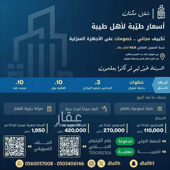 شقة للبيع في شارع شعيب بن ابي مرة, حي شوران, مدينة المدينه المنوره, منطقة المدينة المنورة