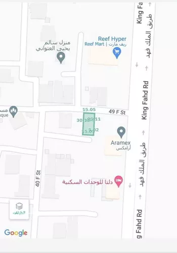 أرض للبيع في شارع شارع 49 و, حي المحمدية 2, مدينة جازان, منطقة جازان صورة 2