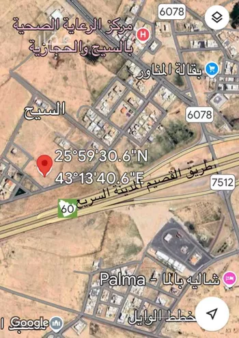أرض للبيع في شارع السيح, مدينة السيح والحجازيه, منطقة القصيم صورة 5