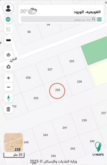 أرض للبيع في شارع القويعية, حي 517 مخطط رقم, مدينة القويعيه, منطقة الرياض صورة 2