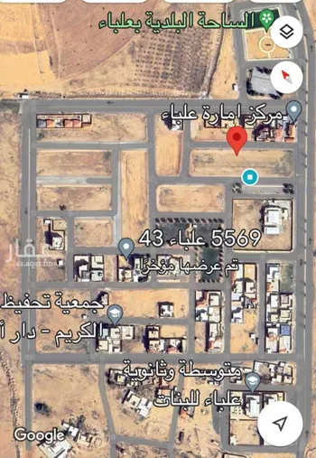 أرض للبيع في شارع علباء, حي علباء, مدينة علباء, منطقة القصيم صورة 4