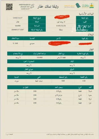 أرض للبيع في شارع العام, مدينة المزاحمية - الجديده, منطقة الرياض