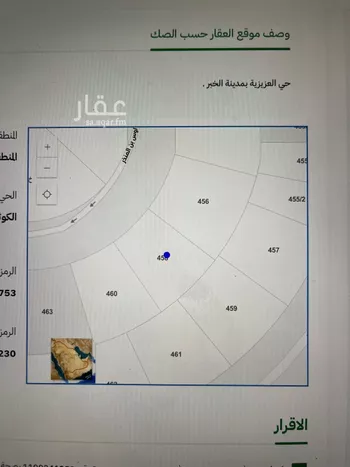 أرض للبيع في شارع ابو سعد بن النفيس, حي الكوثر, مدينة الخبر, المنطقة الشرقية