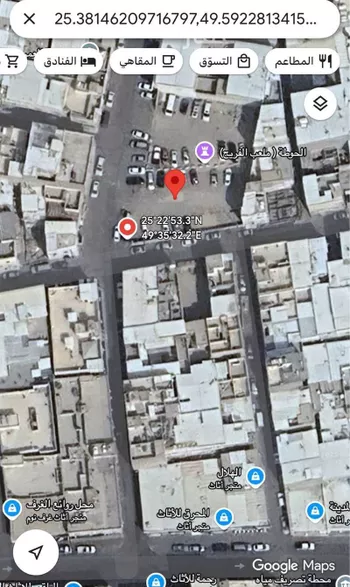 أرض للبيع في شارع النبيه, حي التعاون, مدينة الاحساء, المنطقة الشرقية صورة 2