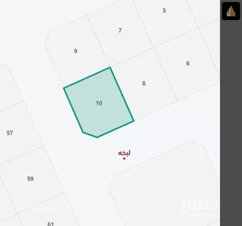 أرض للبيع في شارع الدانة, حي الدانة, مدينة لبخه, منطقة الرياض صورة 2