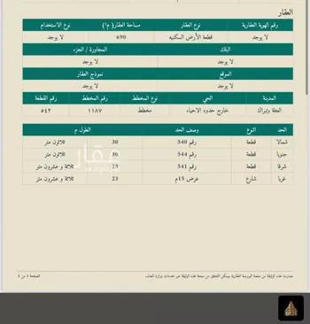 أرض للبيع في شارع مخطط الشرطة, مدينة الجله, منطقة الرياض صورة 3