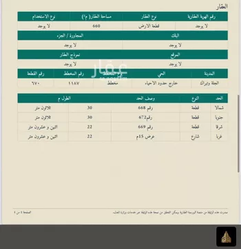أرض للبيع في شارع مخطط الشرطة, مدينة الجله, منطقة الرياض صورة 3