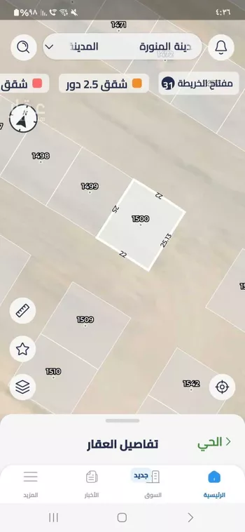 أرض للبيع في حي أبو سدر, مدينة المدينه المنوره, منطقة المدينة المنورة