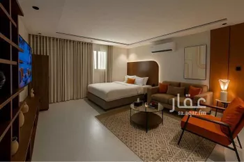 استديو مفروش للحجز في شارع الاعتدال ، حي الملقا ، الرياض ، منطقة الرياض