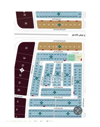 أرض للبيع في شارع 62 المطار, حي المطار, مدينة الدمام, المنطقة الشرقية