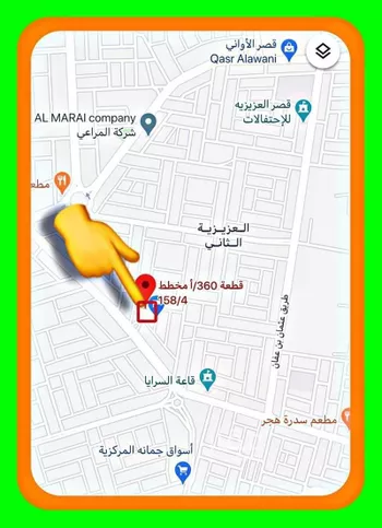 أرض للبيع في شارع حكيم بن عامر العبدي, حي العزيزية الثاني, مدينة الاحساء, المنطقة الشرقية صورة 3