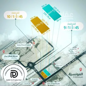 أرض للبيع في شارع طريق الثمامة, حي المونسية, مدينة الرياض, منطقة الرياض صورة 2