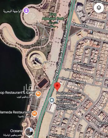 أرض للبيع في شارع الملك عبد الله بن عبدالعزيز, حي الشاطئ الغربي, مدينة الدمام, المنطقة الشرقية صورة 2
