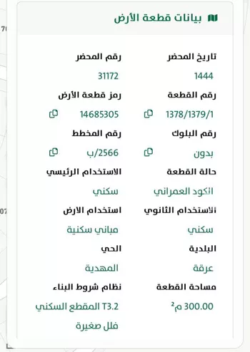أرض للبيع في شارع فؤاد محمد عمر توفيق, حي المهدية, مدينة الرياض, منطقة الرياض صورة 4
