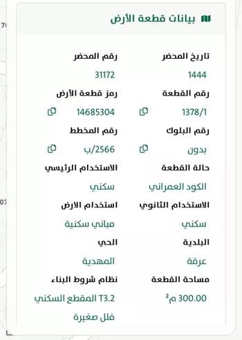 أرض للبيع في شارع فؤاد محمد عمر توفيق, حي المهدية, مدينة الرياض, منطقة الرياض صورة 3