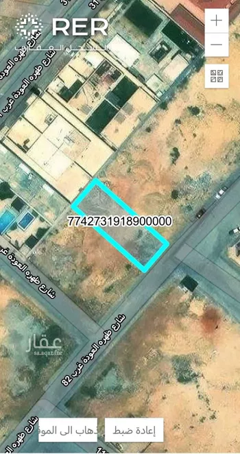 أرض للبيع في شارع ظهره العودة غرب 122, حي ظهره العودة غرب, مدينة امارة منطقة الرياض - الدرعيه, منطقة الرياض