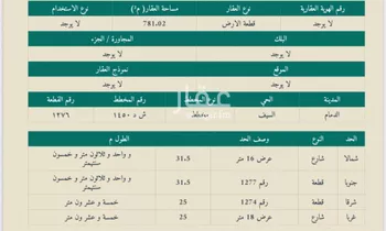 أرض للبيع في شارع 123 السيف, حي السيف, مدينة الدمام, المنطقة الشرقية