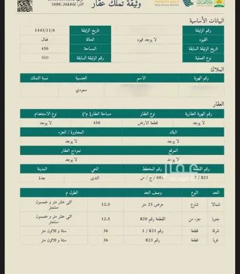 أرض للبيع في حي الندى, مدينة جدة, منطقة مكة المكرمة