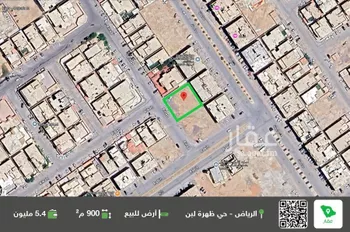 أرض للبيع في شارع رحاب, حي ظهرة لبن, مدينة الرياض, منطقة الرياض