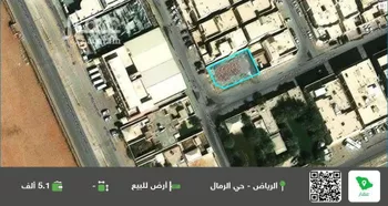 أرض للبيع في شارع أبي علي بن الجوزي, حي الرمال, مدينة الرياض, منطقة الرياض صورة 2