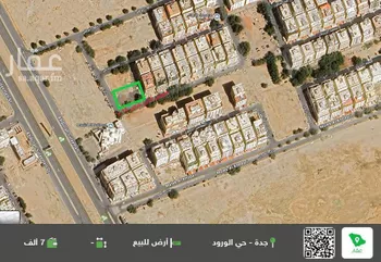 أرض للبيع في شارع حمزة الهاشمي, حي الورود, مدينة جدة, منطقة مكة المكرمة