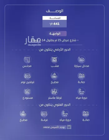 فيلا للإيجار في شارع جبل علياء, حي الربوة, مدينة البكيريه, منطقة القصيم صورة 2