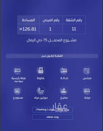 شقة للإيجار في شارع ابن البرهان النحاس, حي الرمال, مدينة الرياض, منطقة الرياض