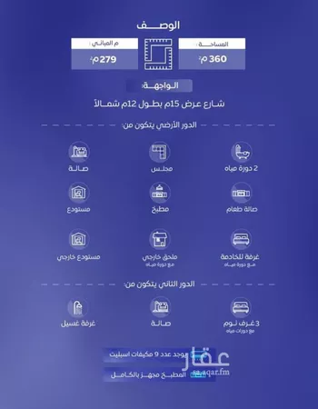 فيلا للبيع في شارع عام , حي الرياض, مدينة البكيريه, منطقة القصيم صورة 2