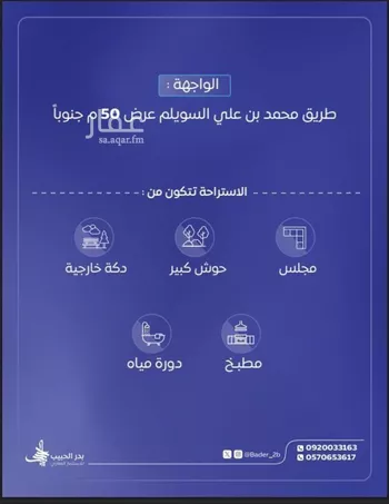 استراحة للإيجار في شارع طريق محمد بن علي السويلم, حي الأمل, مدينة البكيريه, منطقة القصيم صورة 2