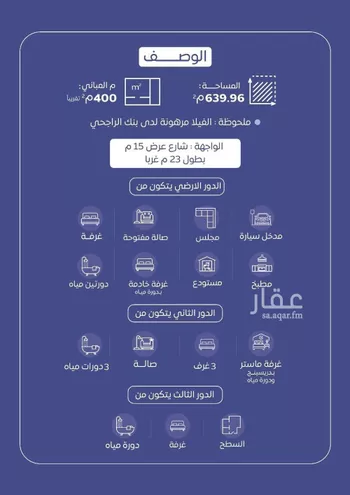 فيلا للبيع في شارع عام, حي القدس, مدينة الخبراء والسحابين, منطقة القصيم صورة 3