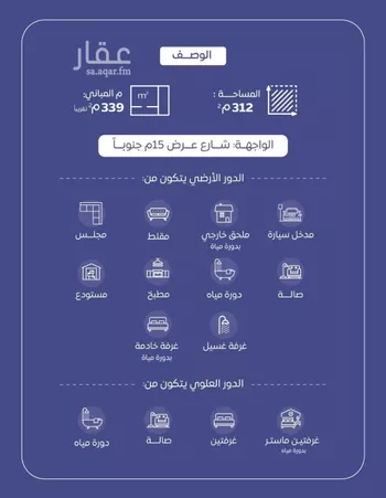 فيلا للبيع في شارع عام , حي البيضاء, مدينة البكيريه, منطقة القصيم صورة 2