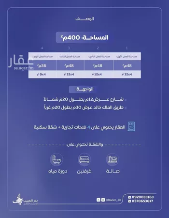 محل للإيجار في شارع سليمان بن سمحان, حي الديرة, مدينة البكيريه, منطقة القصيم صورة 2