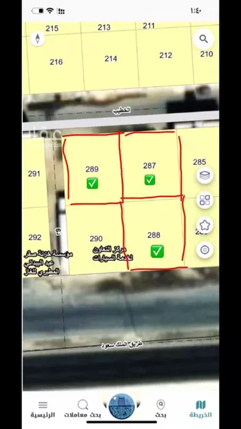 أرض للبيع في شارع سعود بن عبدالعزيز, حي التعاون, مدينة الخفجى, المنطقة الشرقية صورة 2