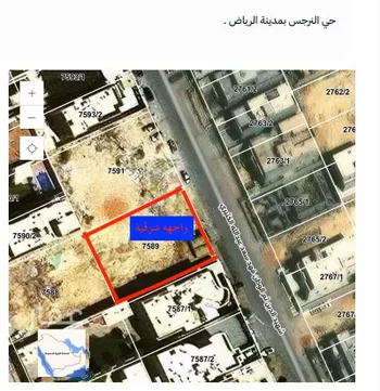 أرض للبيع في شارع شهيد الدين ثم الوطن فهد سعد عبدالله ال, حي النرجس, مدينة الرياض, منطقة الرياض صورة 2