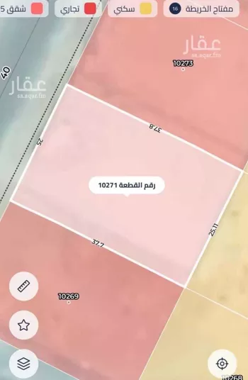 أرض للإيجار في شارع وادي فاطمه, حي ضاحية نمار, مدينة الرياض, منطقة الرياض صورة 3
