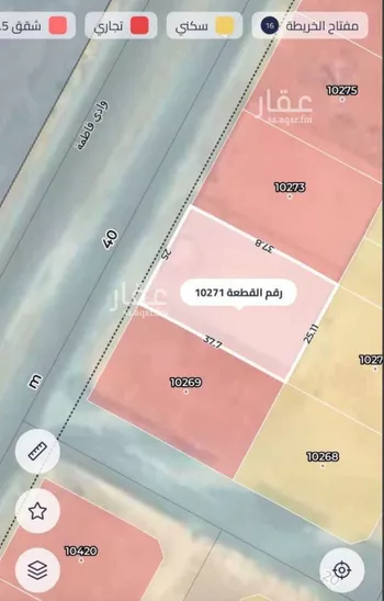 أرض للإيجار في شارع وادي فاطمه, حي ضاحية نمار, مدينة الرياض, منطقة الرياض صورة 2