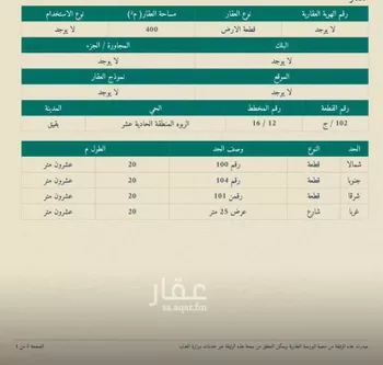 أرض للبيع في حي حي الربوة - بقيق, مدينة بقيق, المنطقة الشرقية صورة 2