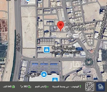 أرض للبيع في شارع فاطمة ام الفضل, حي البستان, مدينة الاحساء, المنطقة الشرقية