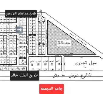أرض للبيع في شارع بشر, حي المستقبل, مدينة المجمعه, منطقة الرياض