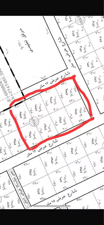 أرض للبيع في شارع رقم 345, حي النرجس, مدينة الرياض, منطقة الرياض صورة 2