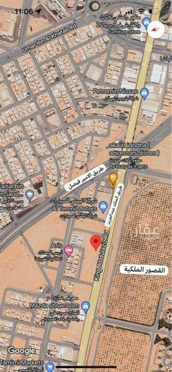 أرض للبيع في شارع طريق الملك عبدالعزيز, حي الروضة, مدينة بريده, منطقة القصيم