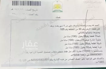 أرض للبيع في حي مزارع البطينه والفرعه, مدينة مزارع البطينه والفرعه, منطقة الرياض