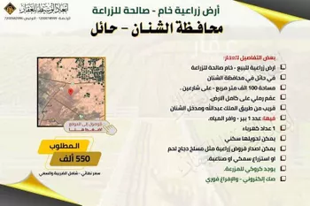 مزرعة للبيع في شارع 100, حي العزيزية, مدينة الشنان, منطقة حائل