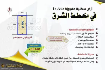 أرض للبيع في شارع ابراهيم الانصاري, حي الخضراء, مدينة المدينه المنوره, منطقة المدينة المنورة صورة 2