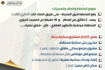 أرض للبيع في شارع ام ثابت بنت قيس, حي الملك فهد, مدينة المدينه المنوره, منطقة المدينة المنورة صورة 3