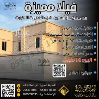 عمارة للبيع في حي القبيبة, مدينة المدينه المنوره, منطقة المدينة المنورة صورة 2