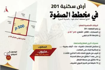 أرض للبيع في شارع القاسم ابن نافع, حي الملك فهد, مدينة المدينه المنوره, منطقة المدينة المنورة صورة 5