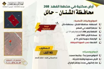 أرض للبيع في حي السلام, مدينة الشنان, منطقة حائل صورة 5