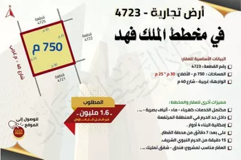 أرض للبيع في شارع خالد ابن يزيد ابن حارثة, حي الدويخلة, مدينة المدينه المنوره, منطقة المدينة المنورة صورة 3