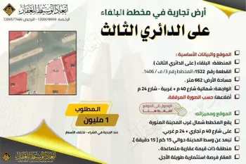 أرض للبيع في شارع عبد الله بن ساعدة بن عائش, حي البلقاء, مدينة المدينه المنوره, منطقة المدينة المنورة